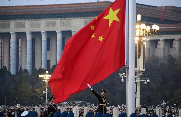 天安门广场举行元旦升旗仪式1 天安门广场举行元旦升旗仪式1