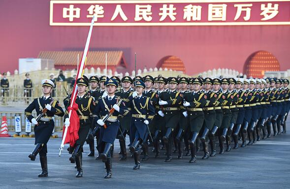天安门广场举行元旦升旗仪式3 天安门广场举行元旦升旗仪式3