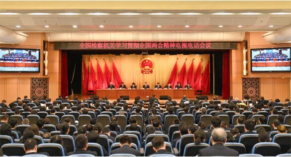 全国检察机关学习贯彻全国两会精神电视电话会议召开 全国检察机关学习贯彻全国两会精神电视电话会议召开