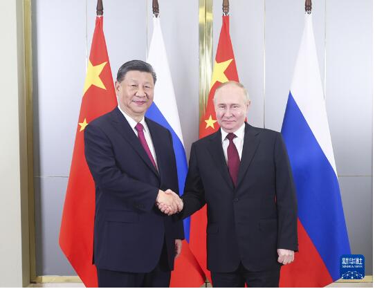 习近平会见俄罗斯总统普京1 习近平会见俄罗斯总统普京1